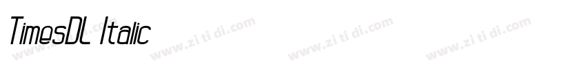 TimesDL Italic字体转换